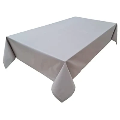 Imagen de Mantel algodón, colección Concept, Color y tamaño a Elegir (Mantel Redondo de 100 cm diámetro, Gris Claro)