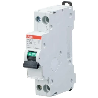 Imagen de Abb entrelec sn201l c20 Interruptor automático magnetotermico