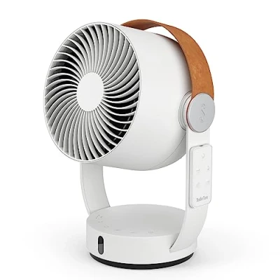 Imagen de Stadler Form Circulador de aire 3D Leo, ventilador con función giro horizontal y vertical, largo alcance hasta 8 m, mando a distancia, blanco