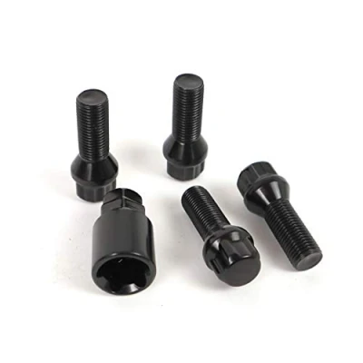 Imagen de Omp Speed Juego 4 Tornillos Antirrobo Llantas M12X1.25 Largo Roscado 28Mm Forma Conica
