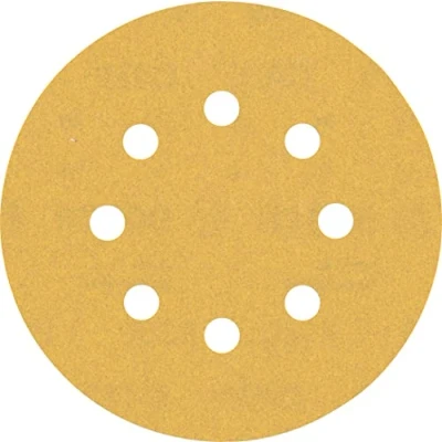 Imagen de Bosch Professional 50 x Lijas Expert C470 con 8 agujeros, para Madera dura, Pintura sobre madera, 125 mm, Grano 180, Accesorios Lijadora excéntrica