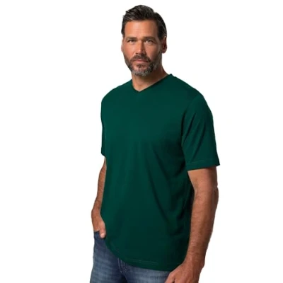 Imagen de JP1880 Grosse GRÖSSEN Reine Vausschnitt Camiseta básica, Hombre, Talla: 3XL, Jungle green