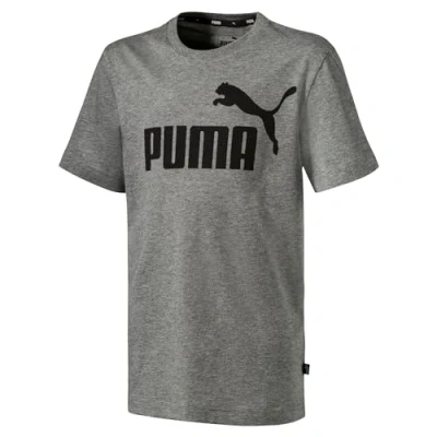 Imagen de Puma ESS Logo tee B T Shirt, Niños, Medium Gray Heather, 128