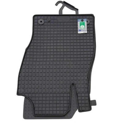 Imagen de Petex 71310 Juego de alfombrillas suelo Caucho delante y detrás 4 negro