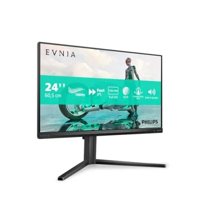 Imagen de Philips 24M2N3200AM Monitor Gaming Full HD de 24 Pulgadas, 180 Hz, 1ms GtG, FreeSync Prem., G Sync Comp. (1920x1080, 2X HDMI, DisplayPort) Negro/Gris