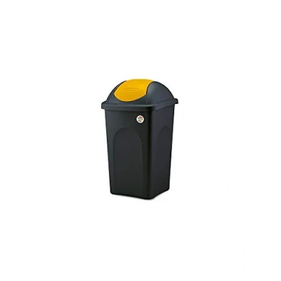 Imagen de Stefanplast Bascula Multipat, Negro y Amarillo, 60 lt