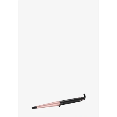 Imagen de BaByliss C454E Tenacilla cónica de 13 a 25x140 mm, todo tipo ondas, cerámica nano cuarzo, 6 ajustes, calentamiento instantáneo, punta agarre frío, guante y alfombrilla