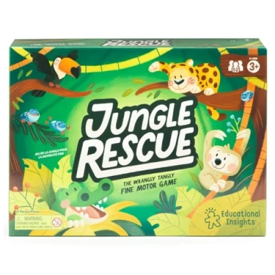 Imagen de Learning Resouces Juego de Habilidades motoras Finas Jungle Rescue The Wrangly Tangly, Juegos Toys, 3+, para 1 2 Jugadores