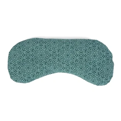 Imagen de Bodhi Almohadilla para los ojos suave de algodón Relleno lino orgánico y lavanda orgánica Vegano Antifaz yoga, relajación meditación Bloom, verde jungle