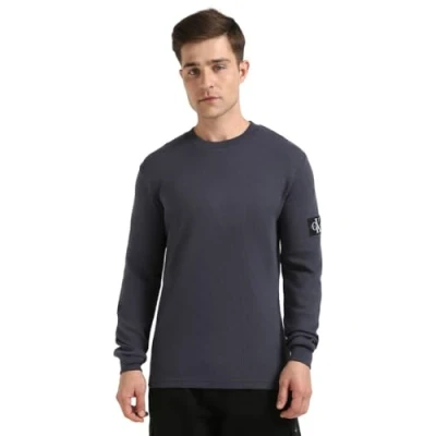 Imagen de Calvin Klein Jeans Badge TEE Camiseta de manga larga, Hombre, Talla: Small, India ink