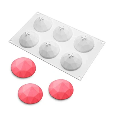 Imagen de Molde de silicona 3D, moldes para postres, 6 cavidades Forma cubo dos en una diosa
