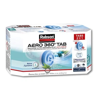 Imagen de RUBSON AERO 360 TAB. Recharge ultra absorbante et anti odeur.