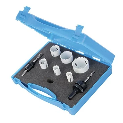 Imagen de Silverline Tools 273220 Juego de coronas bimetal para electricistas, 9 pzas 18 51 mm