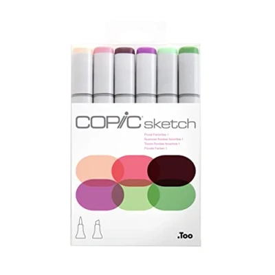 Imagen de Copic Sketch 6pcs Set Floral Favorites 1