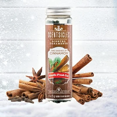 Imagen de Scentsicles Aromático Adornos Colgante para Árbol de Navidad Fiesta Aroma Varillas Canela