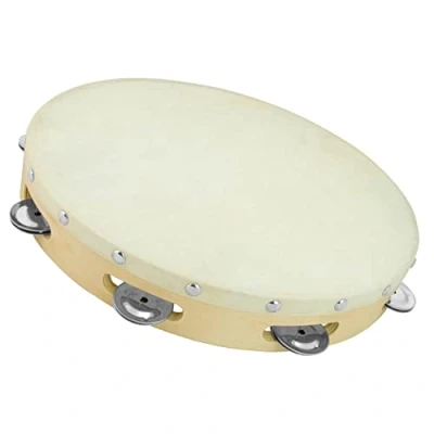 Imagen de Tiger TAM91 12 Pandereta de madera con parche natural (12&quot;)