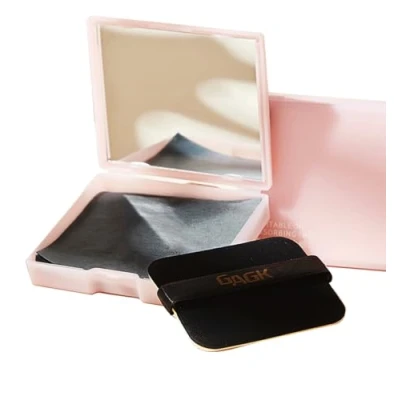 Imagen de Papel Secante Facial, 200 Hojas de Aceite con Tubo Espejo y Espuma Polvo Autoadhesivo, Control para Pieles Grasas, sin Perfume Aceite, Carbón Bambú, Rosa