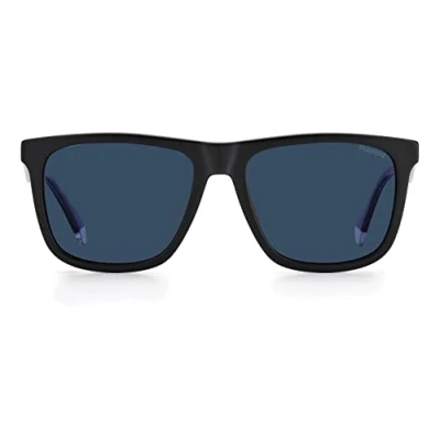 Imagen de Polaroid PLD 2102/s/x Gafas de Sol, 0VK/C3 MTBLK Blue, 55 Hombre