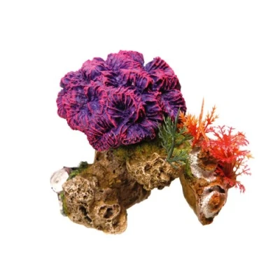 Imagen de Nobby Piedra de Coral con Plantas, Adornos para Acuario, 13 x 10 12 cm