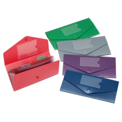 Imagen de Snopake Fusion 15699 Carpeta portadocumentos de viaje (5 unidades, DL), multicolor