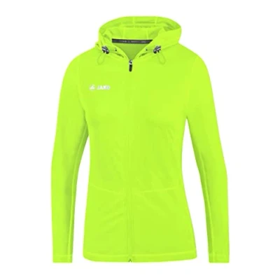 Imagen de JAKO Run 2.0 Chaqueta con Capucha, Mujer, Verde Neón, 44