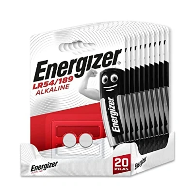 Imagen de Energizer Pack de 20 Pilas Especiales LR54/189, alcalinas, sin Mercurio añadido y Potencia para Dispositivos pequeños