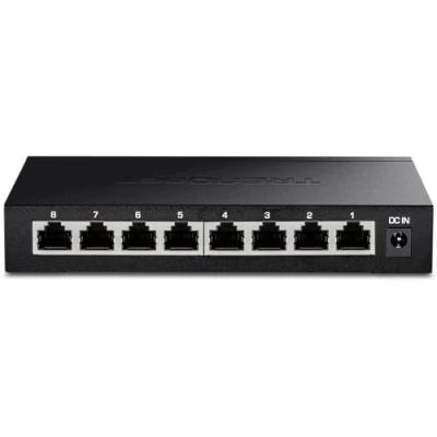 Imagen de TRENDnet TEG S380 Conmutador 2.5G no administrado de 8 Puertos, Puertos 2.5GBASE T, Capacidad conmutación 40 Gbps, retrocompatible con Dispositivos 10 100 1000 Mbps, sin Ventilador