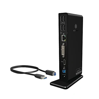 Imagen de Icy Box Ib dk2241ac Base Para Portátil Y Replicador De Puertos