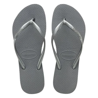 Imagen de Havaianas Slim, Sandalias Mujer, Steel Grey, 41/42