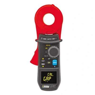 Imagen de Chauvin Arnoux CA6417 Abrazadera de tierra para equipo prueba, 600 V, 35 mm