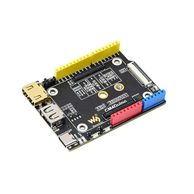 Imagen de Waveshare Placa Base CM4 Duino para Raspberry Pi Compute Module 4, con Encabezado GPIO Compatible Arduino, M.2 M Key Slot, 1xUSB 2.0 Tipo A, 1xMIPI CSI 2, 1xHDMI Puerto