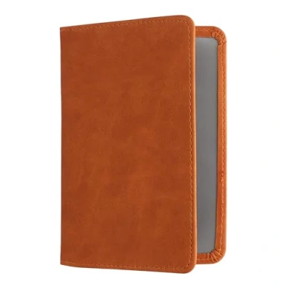 Imagen de kwmobile Funda para carné de Conducir Estuche Protector Ante sintético Permiso circulación y Tarjetas marrón Claro
