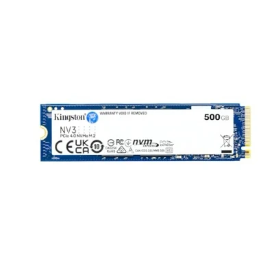 Imagen de Kingston NV3 NVMe PCIe 4.0 SSD Interno 500GB M.2 2280 SNV3S/500G