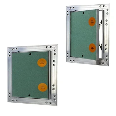 Imagen de Awenta KH A7GC SL2Q Tapa de revisión, Verde/Marco Aluminio, 400 x mm