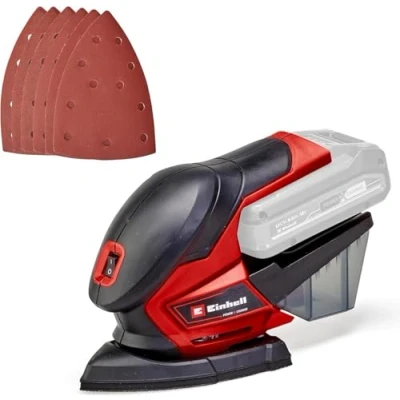 Imagen de Einhell Lijadora múltiple TE OS 18/150 Li Solo Power X Change (24.000 r.p.m., caja colectora de polvo, adaptador aspiración sin batería ni cargador)