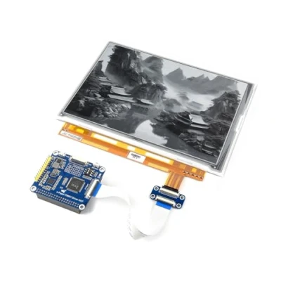 Imagen de Waveshare 9.7 Inch E Ink Display Hat for Raspberry Pi Zero/Zero W/Zero WH/2B/3B/3B+ Paper Screen with 1200x825 Resolution IT8951 Controller USB/SPI/I80 Interface