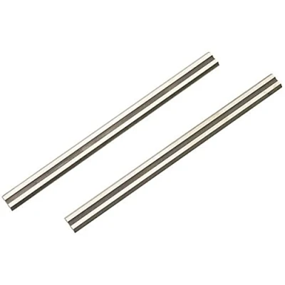 Imagen de wolfcraft 2 cuchillas reversibles de cepillo, 82,7 mm I 4111000 Para el mecanizado maderas duras y blandas