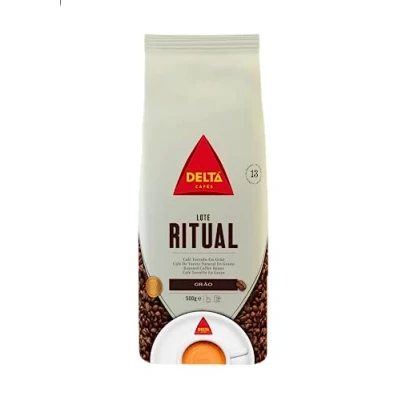 Imagen de Delta Cafés Ritual Café en Grano Arábica y Robusta Mezcla de Tanzania Angola Notas Frutas Formato 500 G