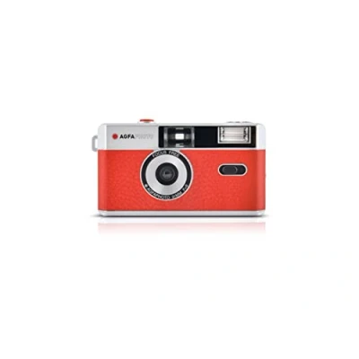 Imagen de Agfa Cámara de fotos analógica 35mm roja