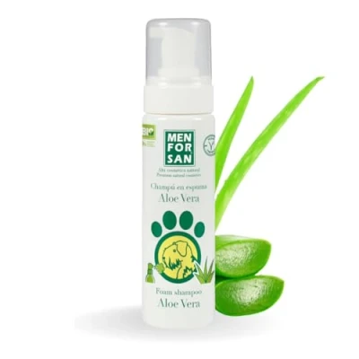 Imagen de MENFORSAN Champú en Espuma con aloe Vera Perros Y Gatos 200 ml