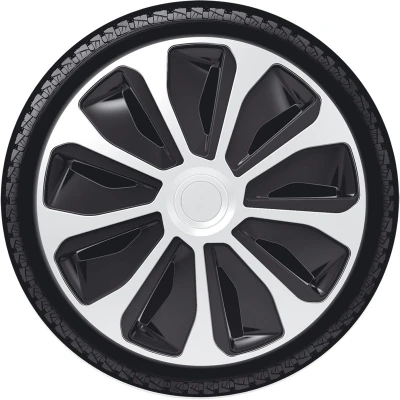 Imagen de AutoStyle PP 5365SB Tapacubos 15Pulgada negro/plata