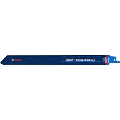 Imagen de Bosch Professional 1x Hoja de Sierra sable Expert ‘Cement Cast Iron’ S 1750 RD (para Hierro fundido, Plásticos con fibra GFK, CFK, Longitud 250 mm, accesorios sable)