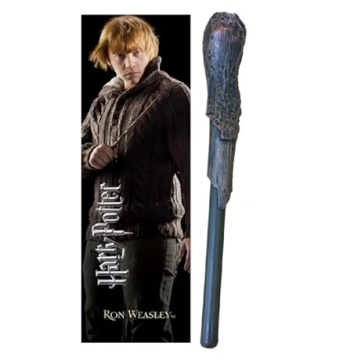Imagen de The Noble Collection Harry Potter Bolígrafo Varita y Marcapáginas Ron Weasley