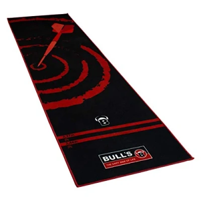 Imagen de Bull&#039;s Carpet Mat 140 Red Alfombrilla para Dardos, Rojo, 2,80m
