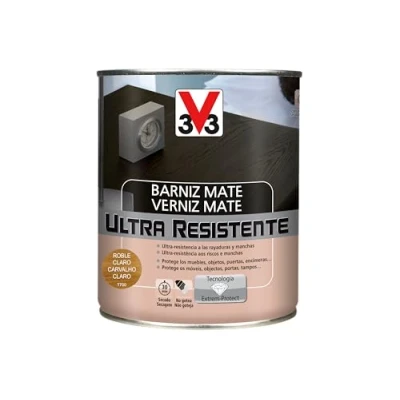 Imagen de V33 Barniz ultra resistente mate roble claro 2,5l