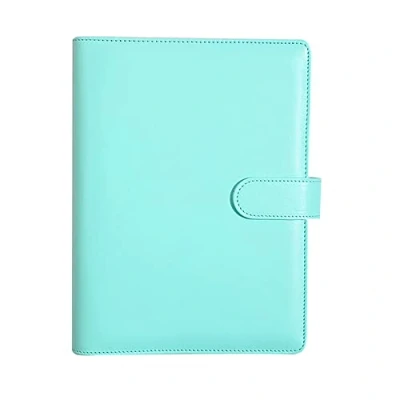 Imagen de Archivador de Documentos A5,Carpeta Cuaderno Recargable Anillas Carpeta PU Cubierta para Papel Relleno A5 (papel interior no incluido) Rosa