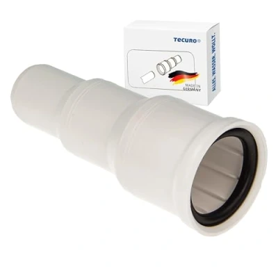 Imagen de tecuro Conector de transición Reducción Ø 50 40 32 mm blanco