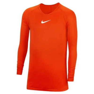 Imagen de NIKE Park First Layer Jersey LS, Unisex niños, Safety Orange/White, L