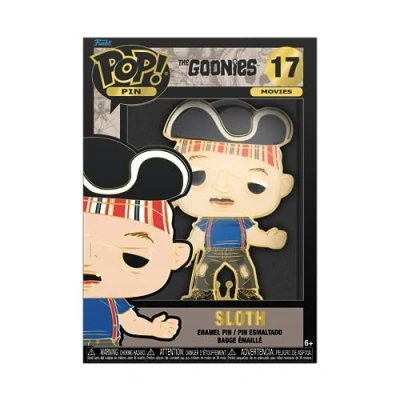 Imagen de Loungefly Funko POP! Pin De Esmalte Grande GOONIES: Sloth The Goonies Broche Imperdible Coleccionable Para Mochilas &amp; Bolsas Idea Regalo Fans Movies