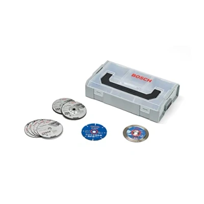 Imagen de Bosch Professional Juego de discos 9 piezas 76 mm en mini L Boxx (para GWS 12V, Ø mm, Accesorios Amoladoras Angulares)